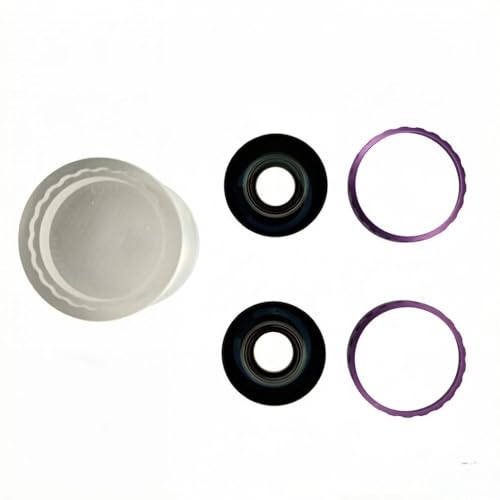 Koulele Replacement Camera Lens for Insta360 X5, Panoramic Camera, Black Glass Repair Part Accessories, 360 Degree Wide-Angle Lens with Anti-Reflective Multi-Layer Coating (Purple(2-Pack)) Purple(2-pack)