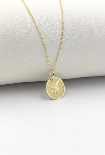 925 Sterling Silver Archangel Michael Pendant Necklace |LK_NLC_00053