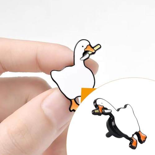 Pack of 2 Funny Stabby Goose Needle Holders, Needle Holder Magnet, Nanny Craft Accessories