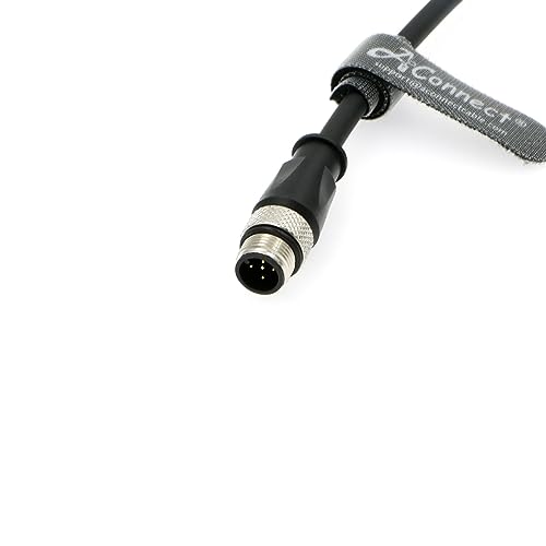M12 A Code 5 Pin Male to Female Aviation Sensor Connector Industrial Cable for Device Network, Fieldbus Module 8M/26.24Ft
