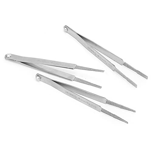 Yctze Terminal Cleaner Set 3PCS, Durable Electrical Connector Tweezer, Removal Tool for Small Electrical Repairs, Metal Silver