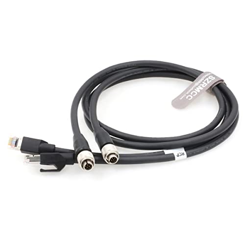 SZRMCC Hirose 8 pin Male to RJ45 Cat6 2Pcs Cable for Sony RCP Series Remote Control Panels Camera/CCU Fucntion (1m) 1m