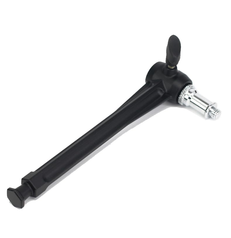 6 Inch Extension Arm with Spigot for Super Clamp - Versatile and Sturdy Photography Accessory for Enhanced Equipment Mounting(2 Pack)