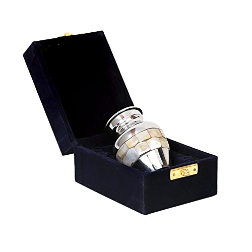 HLC URN Elegant Small Keepsake Urn for Human Ashes, Mini, Affordable (3 cu.in)
