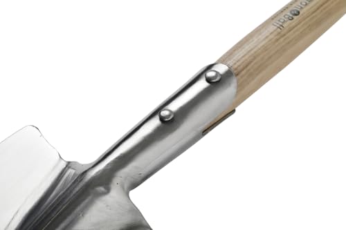 Burgon & Ball stainless steel small perennial spade with wood T-grip handle