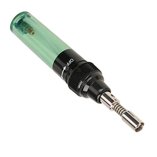 Gas Soldering Iron Wireless Butane Heater Soldering Iron Welding Pen Tool 1300 Green