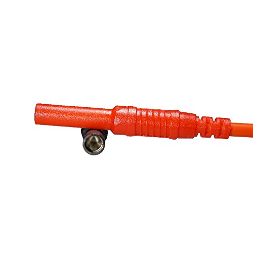 [Australia - AusPower] - Test Lead Alligator Angled Clip Bed-of-Nails (ABN) to Banana Female Silicone 0.5 m / 19" 