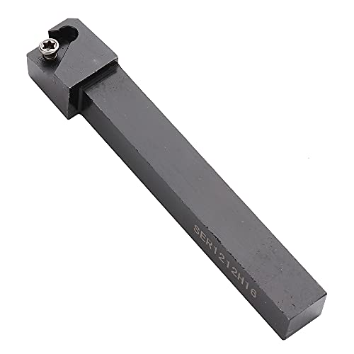 Maizoon CNC Lathe Threading Turning Tool Set SER1212H16 Insert Holder + 10pcs 16ER AG60 Carbide Inserts + T15 Wrench Lathe Tools DZ11