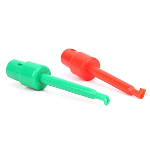 [Australia - AusPower] - Multimeter Test Hook Clips Spring Hooks 20Pcs Colorful Large for Electronic Testing 