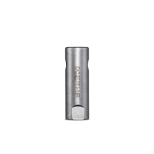 WERHE Adapter M14 for Earth Drill, Hardened Steel, Agitator, Polishing Machine | Internal thread, length 6 cm, diameter 2 cm, weight 100 g, fence post, well bore, assembly without tools