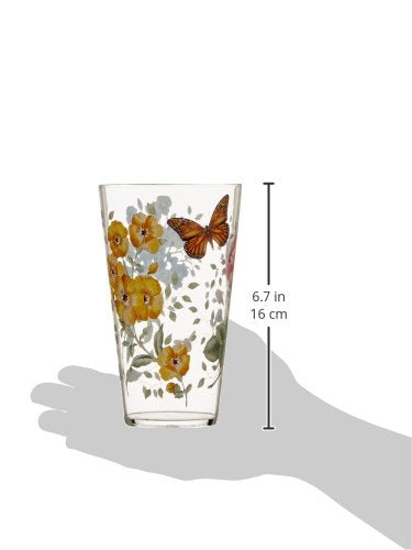 Lenox Butterfly Meadow Acrylic Highball Cups, Set of 4 (Acrylic Material) 4 Count (Pack of 1) Highball Set of 4 (Acrylic)