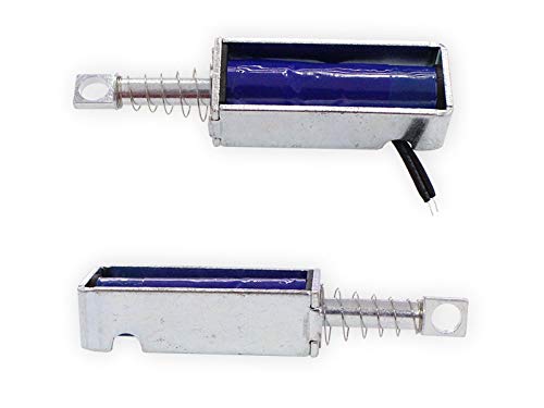 [Australia - AusPower] - Rectangular Sucker Electromagnet 5V 10N Push Pull Type Electric Electromagnet Solenoid Frame Electromagnet for Electromagnetic Lock Solenoid Valve 