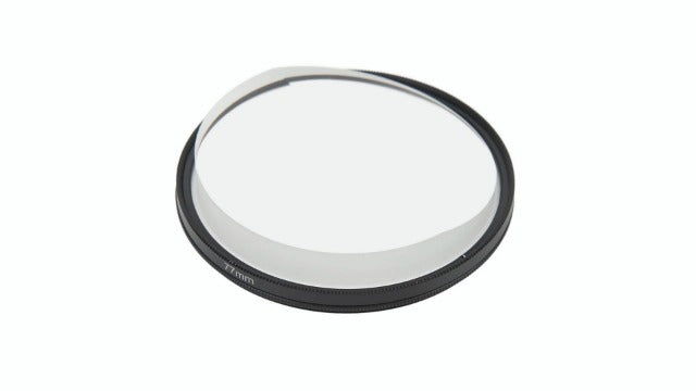 Photographic Ghost Effect Filter, 77mm Camera Lens Effect Filter, Double Sided Photography Prism, with Ghost Effect for Selfie Video