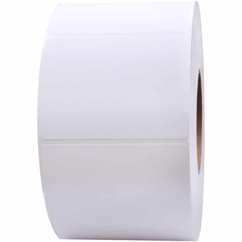 InStockLabels.com Direct Thermal Perforated White Labels, 4" x 6.5", 3" Core, 900 Count