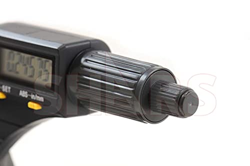 [Australia - AusPower] - Shars 0-1"/0-25mm Solid Metal Frame Electronic Outside Micrometer 303-2463 P] 0-1"/0-25mm 303-2463 