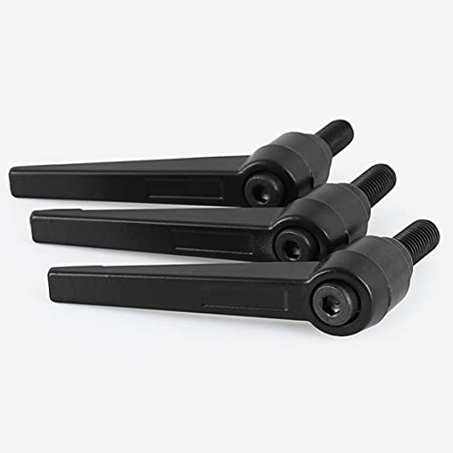 Set of 4 Clamping Lever Handles, M8 Stainless Steel Male Thread, Adjustable Handle, Machine Handles, Clamping Lever External Thread (25 mm) 25mm