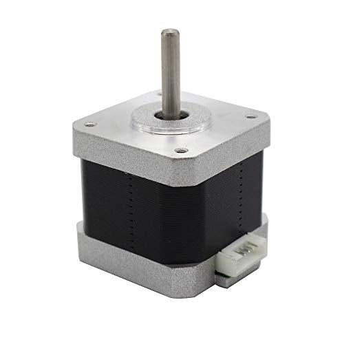 Stepper Motor, 17hs4401 17 Stepper Motor Bipolar 1.7A 1.8 Degree 0.45N.M 42x40mm 4 Wires W/1m Cable, 17 Stepper Motor Bipolar For 3D Printer Hobby/DIY CNC 500rpm