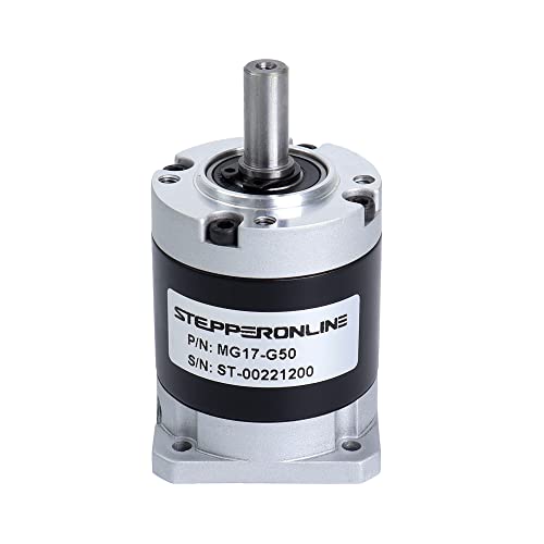 STEPPERONLINE Planetary Gear Ratio 50:1 Twisted Game 50 Arc-min for Nema 17 Stepper Motor