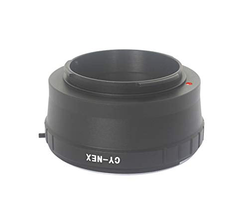 C/Y to NEX Lens Adapter, for Contax Zeiss C/Y Lens to for Sony NEX E-Mount Camera, NEX-C3 NEX-5C A7 A7S A7SII A7RII A7III A7RIII A7SIII A9 A6500 A6300 A6000 A5100 A5000 A3500 C/Y to sony NEX Adapter