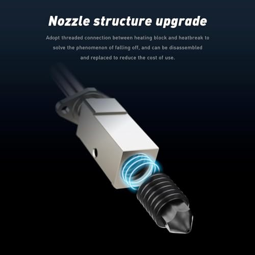 Ender 3 Hotend Upgrade for Voron 2.4 Ender 3 V2 Pro Cr10 Ender 5 Pro/Plus Ender 6 Rapido Dragon Hotend 3D Printer Part Kit Ceramic All Metal Hot end Copper Heater Block Bimetal Heatbreak