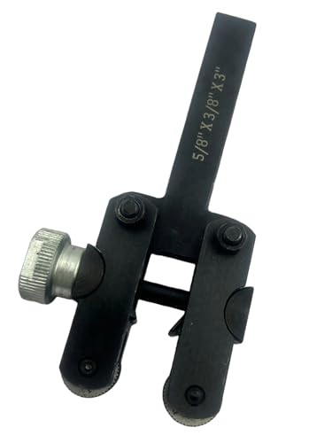 Spring Loaded Action Clamp Type Knurling Tool 3-25 mm Capacity- 3/8" Square Shank for Lathes