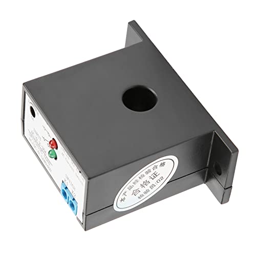 Current Sensing Switch, Adjustable Normally Open AC Detection Monitoring Switch with Self Powered 02 to 30A Range LED Indicator 2000V Isolation for Industrial Equipment ABS 1 Pack