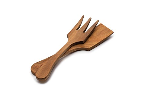 Ironwood Gourmet Extra Large Salad Utensil Set, 2.75 x 2.75 x 13 inches