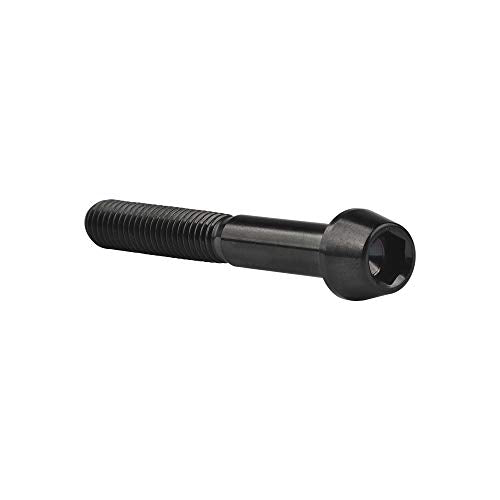 Wanyifa black titanium M6x45mm tapered socket head bolt with Allen hex screw head
