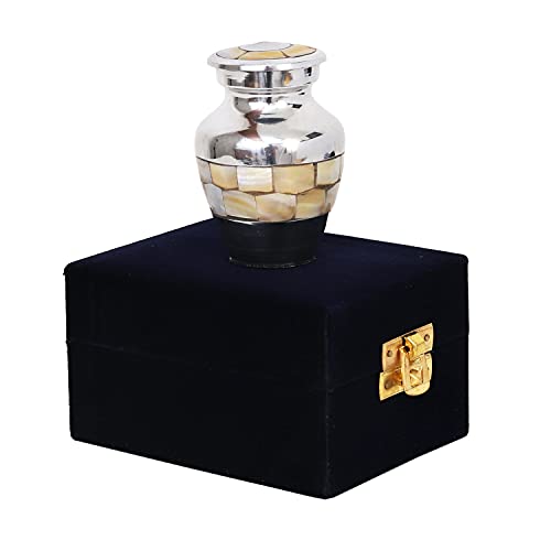 HLC URN Elegant Small Keepsake Urn for Human Ashes, Mini, Affordable (3 cu.in)