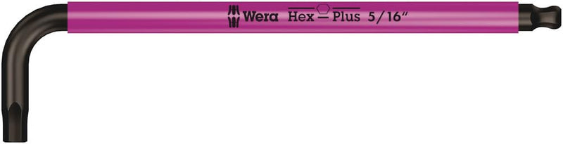 Wera 05022640001 950/9 Hex-Plus Multicolour Imperial 2 L-Key Set, Imperial, BlackLaser, 9 Pieces