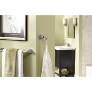 Moen YB5403PB Kingsley Double Robe Hook, Polished Brass