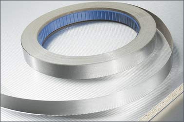 Edge Supply Brushed Aluminum Stainless Steel 3/4 inch X 50 ft X 1mm Thickness Edgebanding Roll - Non Glued - Made in USA.