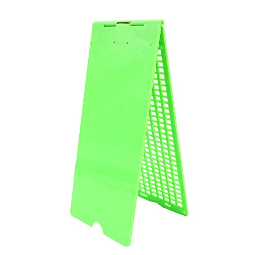 WANGCL 9 Lines 30 Cell Braille Slate and Stylus Plastic Braille Slate Kit for Venetian Blind, Green
