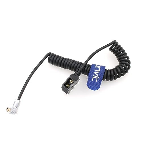 Rotatable Right-Angle 2Pin Female to Dtap RED Komodo 6K Cinema Camera Power Cable (Right Angle 2pin to Dtap TTC) Right Angle 2pin to Dtap TTC