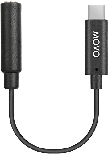 Movo VXR10-PRO External Video Microphone for Osmo Pocket, Camera, Smartphones, with Rycote Lyre Shock Mount - Compact Shotgun Mic and Accessories - Battery-Free DSLR Mic