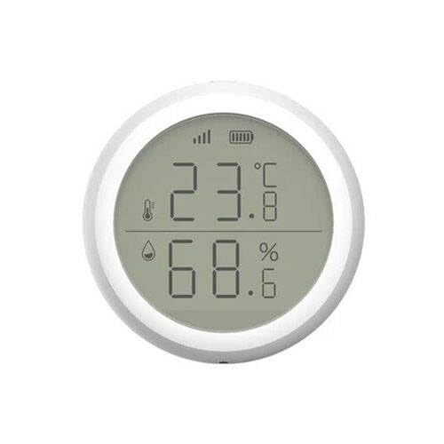 [Australia - AusPower] - Sone Smart One Zigbee Temperature Sensor with Display - Temperature & Humidity Sensor Zigbee 3.0 - LCD Thermometer & Hygrometer - Compatible with TUYA/Smart Life - with Alarm & XLSX Export 