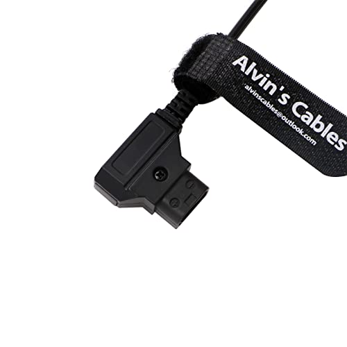 Alvin's Cables E6NH Dummy Battery to D-Tap Coiled Cable for Canon-R5C