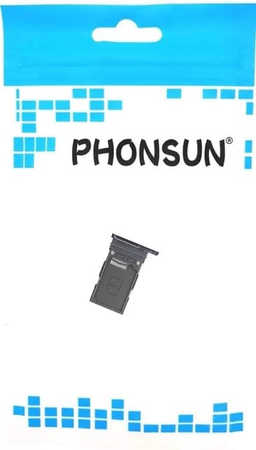[Australia - AusPower] - Replacement Sim Card Tray for Samsung Galaxy S22 Ultra SM-S908U S908U1 (Phantom Black) - Single Sim USA Version 