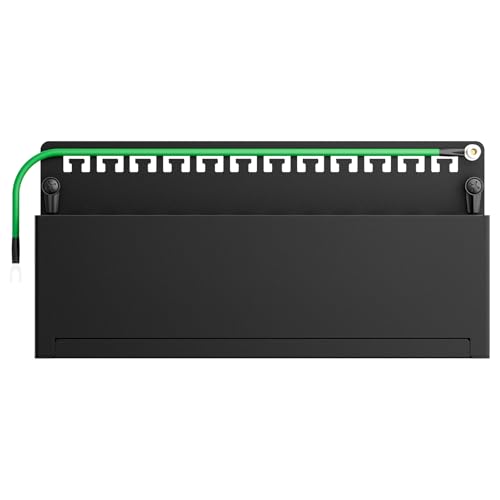 FGB CAT 6 Patch Panel Distribution Panel 12 Port | 12X Shielded RJ45 Socket, Table/Wall Mount/Desktop, STP (Shielded), LSA Distribution Panel, TIA568A TIA568B 12 port - wall mounting