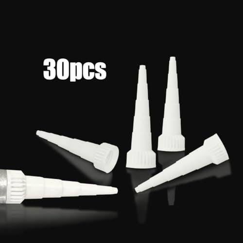 EINGSDFGCH glue applicator tip cap snip replacement set, 30 adhesive dispenser accessories