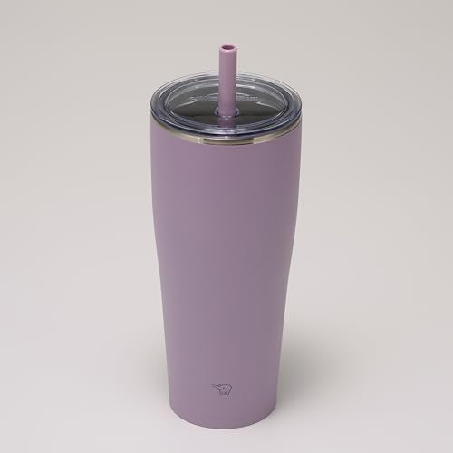 Zojirushi SX-HA89H-VM Stainless Tumbler with Straw 30 ounces Mauve Purple