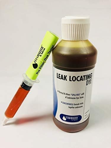 [Australia - AusPower] - Pool Leak Detection Dye Kit for Leakmaster Anderson Manufacturing - DIY Swimming Pool Leak Detector w/ Pool Dye Syringe, Yellow Dye Refill Bottle & White Cure Pool Putty -Pool Repair Kit (Bundle of 3) 