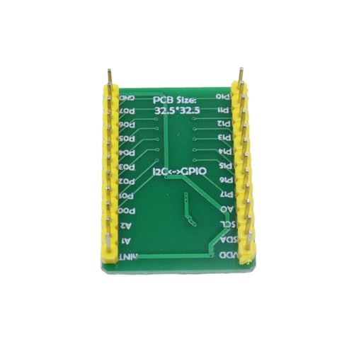Riven PCA9555 Expansion Module I2C to GPIO Board 16 Digital Input and Output Ports with Indicator Lights