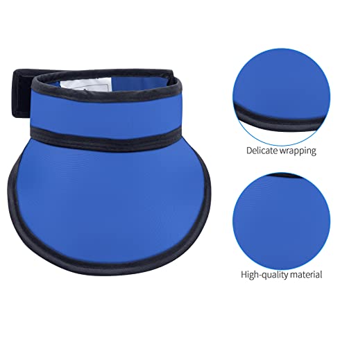 Dental Lead Thyroid Shield Collar 0.5 mmPb - Lightweight Lead Protection for Hospitals Laboratories Nursing Homes Adults Unisex (Blue)