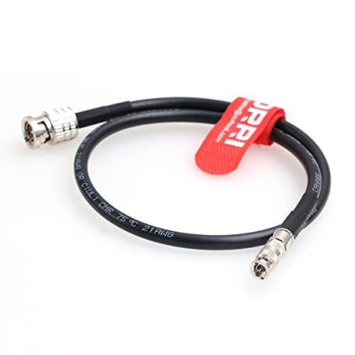 12G Canare BNC Male to High Density Micro BNC HD-SDI Digital Video Cable for Blackmagic Video Assist 5" 12G HDR (50CM) 50CM