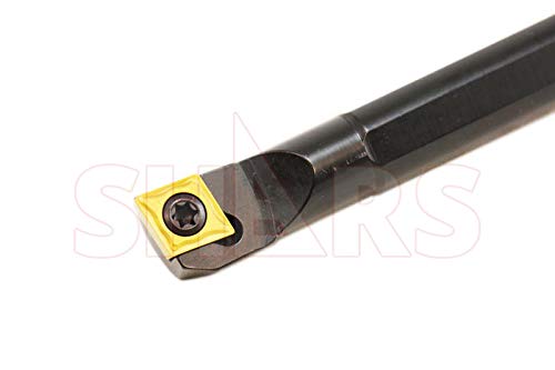 [Australia - AusPower] - Shars 1/2" Indexable Boring Bar Left Hand with CCMT Insert 7" Length 404-2479 P] 1/2" x 7" 404-2479 
