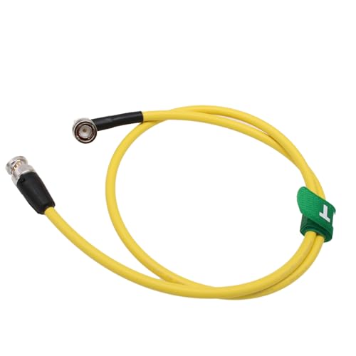 12G 4K 30p Raw SDI Coaxial Video Cable BNC to BNC for Atomos Ninja V SmallHD Cine 13 Canon C300 Sony FX9 Camera Monitor Flexible Shielded Yellow 3M