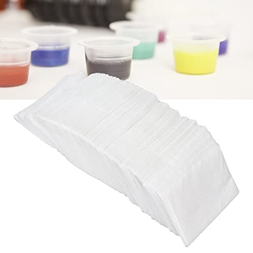 Agatige Pack of 125 Disposable Dental Bibs, Waterproof Tattoo Bibs Sheet Medical Tray Cover and Nail Table Cover, 34.5 x 45 cm (White)