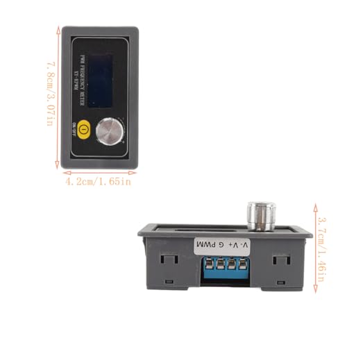 Riven PWM Pulse Rate Duty Ratio Adjustable Module with Switch, Rectangular Wave Signal Generator (XY-KPWM)