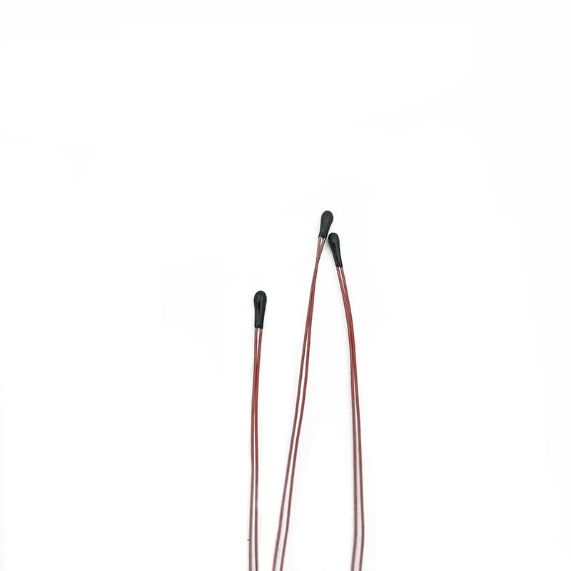 [Australia - AusPower] - 10Pcs NTC Thermistor MF52B 10K 3950 1% Wire Length 60mm, enameled Wire thermistor 10K Ohm Resistance Value Temperature Sensor for Household appliances 